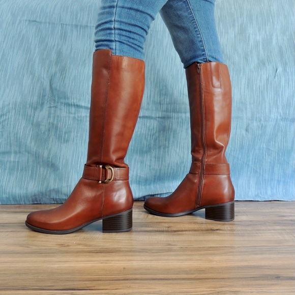 Naturalizer Kelso High Shaft Leather Boots - Picture 4 of 7